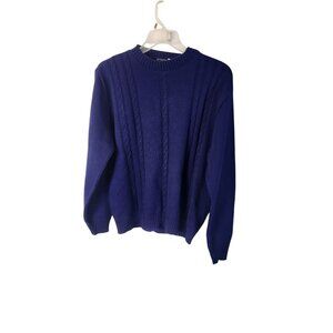 Vintage Peconic Bay Cable knit sweater men's XL